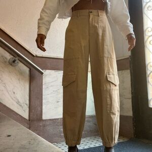 ATM Anthony Thomas Melillo cotton camel tan cargo pants size 2 nwt